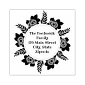 Rücksendeadresse Rubber Address Briefmarke Holz Ar Gummistempel (Prägung)