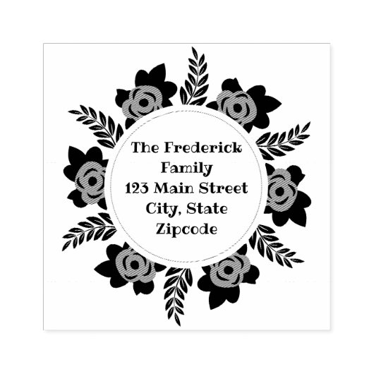 Rücksendeadresse Rubber Address Briefmarke Holz Ar Gummistempel (Prägung)