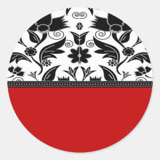 Rücksendeadresse Runder Aufkleber