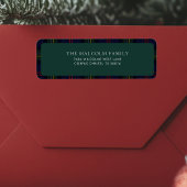 Rücksendeadresse Rustic Classic Tartan