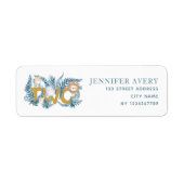 Rücksendeadresse "Safari Animals" (Vorne)