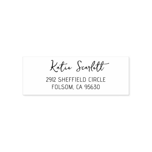 Rücksendeadresse Save the Date Hochzeit Personalis Permastempel (Design)