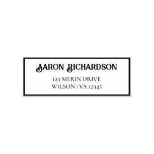 Rücksendeadresse Selbstfärbestempel Permastempel