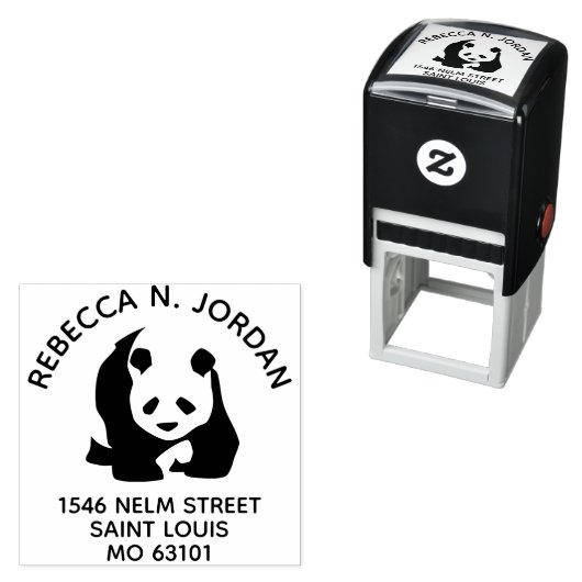 Rücksendeadresse Selbstfarbige Briefmarke für Pand Permastempel (Beispiel)