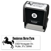 Rücksendeadresse-Selbstfärbung der Briefmarke Permastempel (Beispiel)