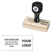 Rücksendeadresse Stempel Beispiel Logo oder Foto (Stempel)