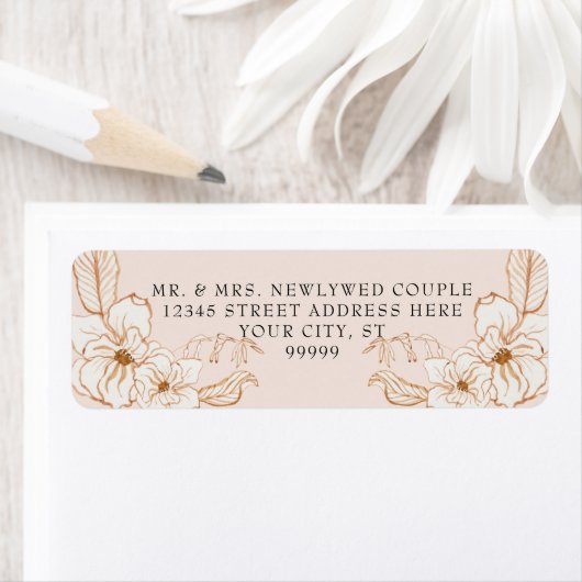 Rücksendeadresse Terra Cotta Gold in Rosa (Insitu)