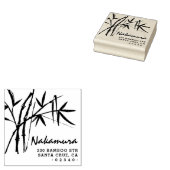 Rücksendeadresse traditioneller Bamboo-Tintenschri Gummistempel (Stempel)