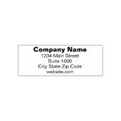 Rücksendeadresse und Website Permastempel (Design)