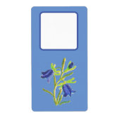 Rücksendeadresse Versand Labels Blume Design (Vorne)