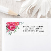 Rücksendeadresse von Aquarellfarbe Rosa (Insitu)