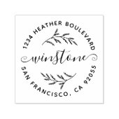 Rücksendeadresse von benutzerdefinierten botanisch permastempel (Design)