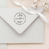 Rücksendeadresse von benutzerdefinierten botanisch permastempel