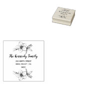 Rücksendeadresse von benutzerdefinierten Familienn Gummistempel (Stempel)