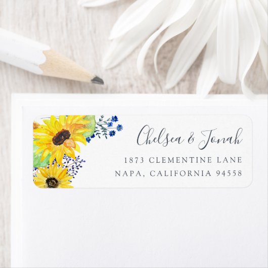 Rücksendeadresse von Blumenfeldern (Insitu)