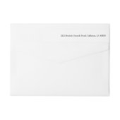 Rücksendeadresse von Braut und Wurm (Rückseite)