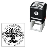 Rücksendeadresse von Eichenbaum Permastempel (Beispiel)