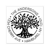 Rücksendeadresse von Eichenbaum Permastempel (Design)