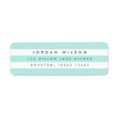 Rücksendeadresse von Fertigputz und Weißstreifen (Vorne)