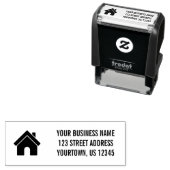 Rücksendeadresse von Firmenlogo Permastempel (Beispiel)