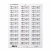 Rücksendeadresse von Geschlechtern oder Pfeilen (Vorne)