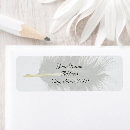 Rücksendeadresse von Gold und White Marabou Feathe (Insitu)