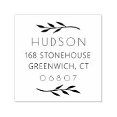 Rücksendeadresse von Graceful Branches Permastempel (Design)