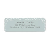 Rücksendeadresse von Graupfeifen und Schneeflocken (Vorne)