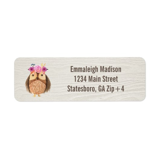 Rücksendeadresse von Herbst-Boho (Vorne)