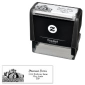 Rücksendeadresse von landwirtschaftlichen Betriebs Permastempel (Beispiel)