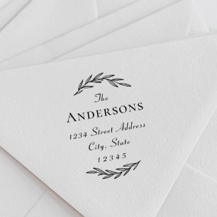 Rücksendeadresse von Laurel Branch Familienname Permastempel