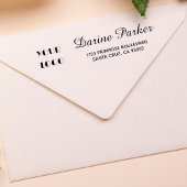 Rücksendeadresse von Logo-Namen für benutzerdefini Permastempel