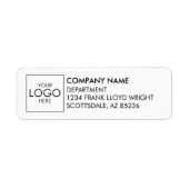 Rücksendeadresse von Logos für einfache Unternehme (Vorne)