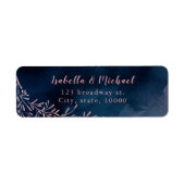 Rücksendeadresse von Navy Roush (Vorne)