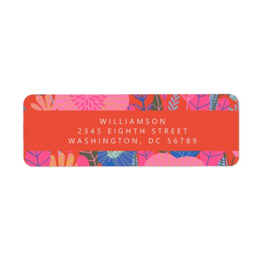 Rücksendeadresse von Red Boho (Vorne)