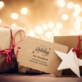 Rücksendeadresse von Skriptglücktagen Gummistempel