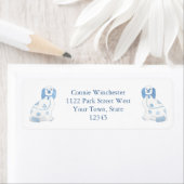 Rücksendeadresse von Spanierhunden aus Blauer und (Insitu)