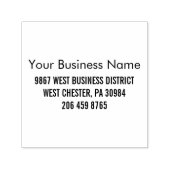 Rücksendeadresse von Unternehmen Permastempel (Design)