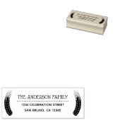 Rücksendeadresse von Weizen Individuelle Name Gummistempel (Stempel)