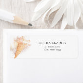 Rücksendeadresse Wasserfarbe Eiscreme (Insitu)