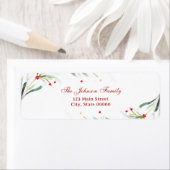 Rücksendeadresse Watercolor Greenery (Insitu)