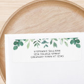 Rücksendeadresse "Watercolor Greenery"