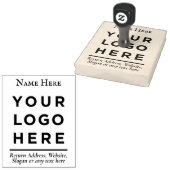 Rücksendeadresse Website für Ihr Firmenlogo Gummistempel (Stempel)