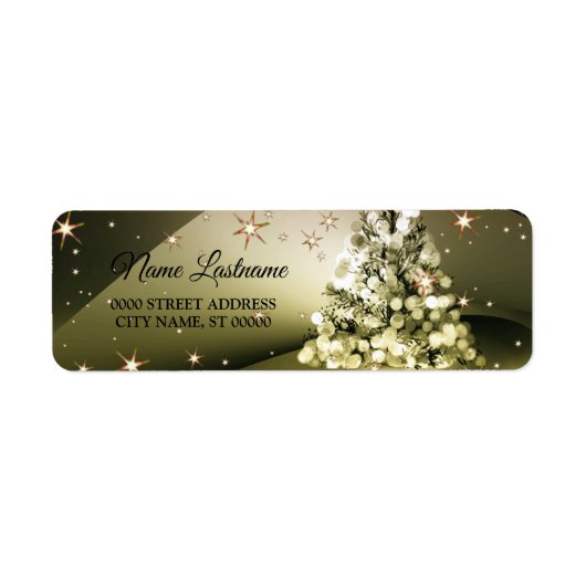 Rücksendeadresse Weihnachten (Vorne)