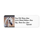 Rücksendeadresse Weißes Arabian (Vorne)