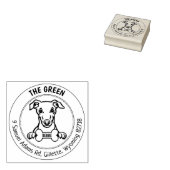 Rücksendeadresse Whippet Gummistempel (Stempel)