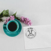 Rücksendeadresse Whippet Gummistempel