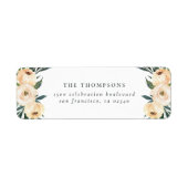 Rücksendeadresse zum Peak-Individuelle Name (Vorne)