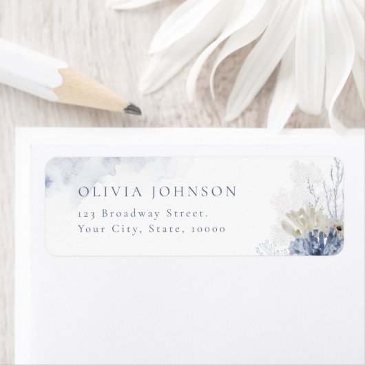 Rücksendeadresse zum Thema Blaue Korallen und Musc (Insitu)