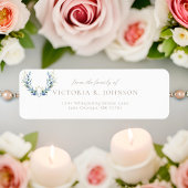 Rücksendeadresse zur Beerdigung von Olive Branch F